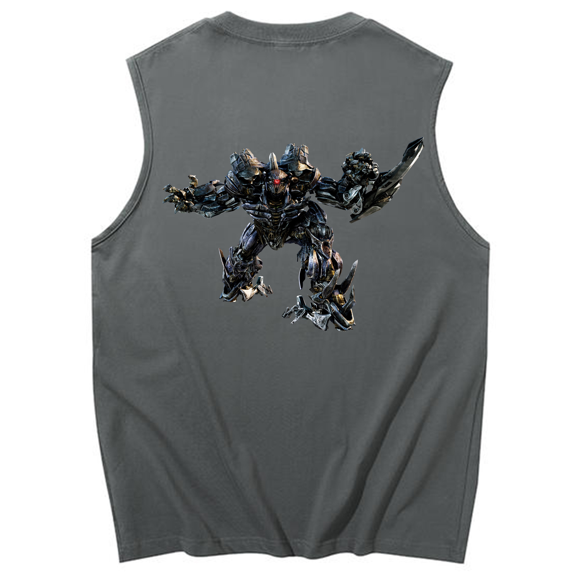 （画像用） Transformers トランスフォーマー コットン100％タンクトップ（背面プリント）
